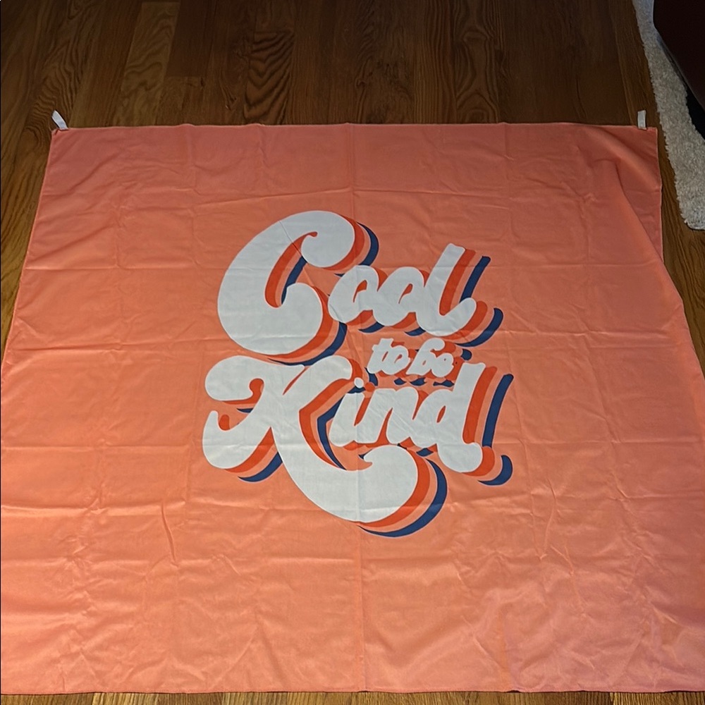 Cool to Be Kind Peach Tapestry